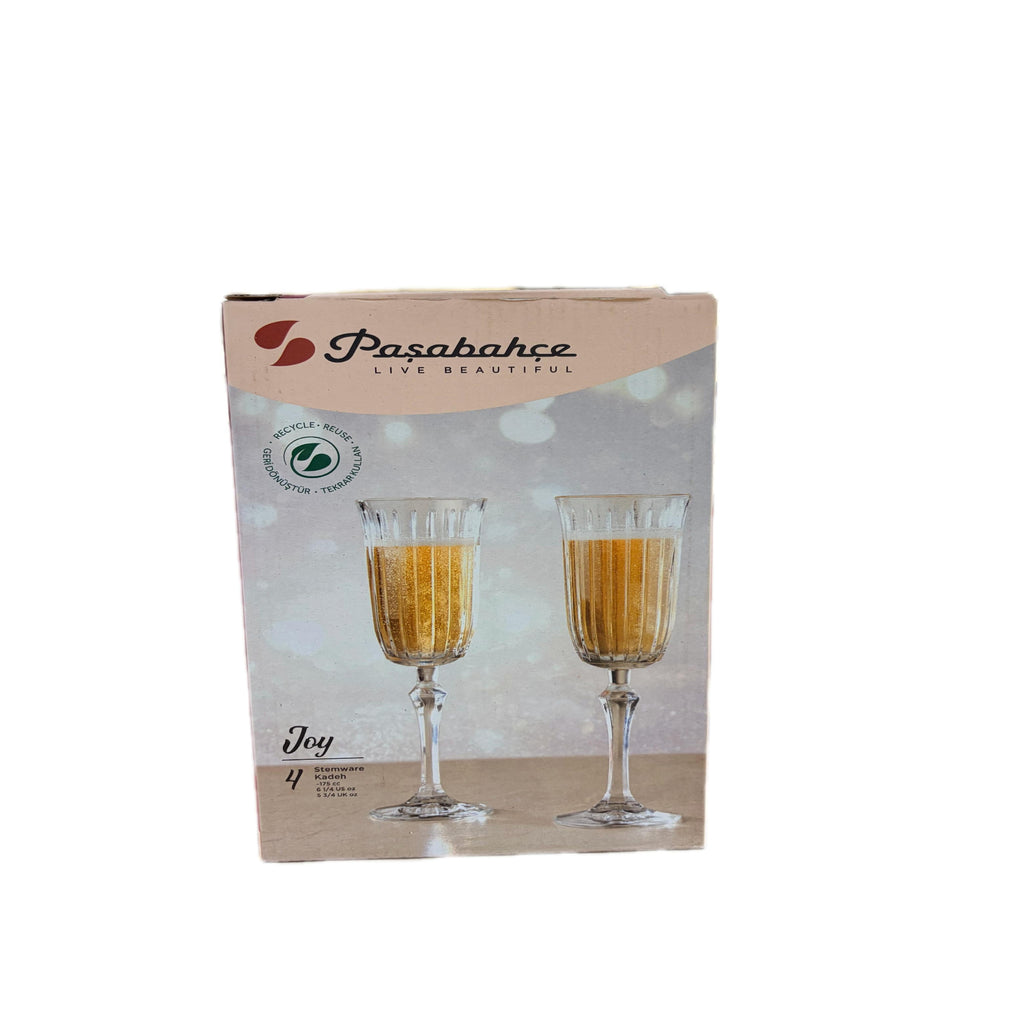 Pasabahce Joy Stemware Glass Set – 175ml (Set of 4)