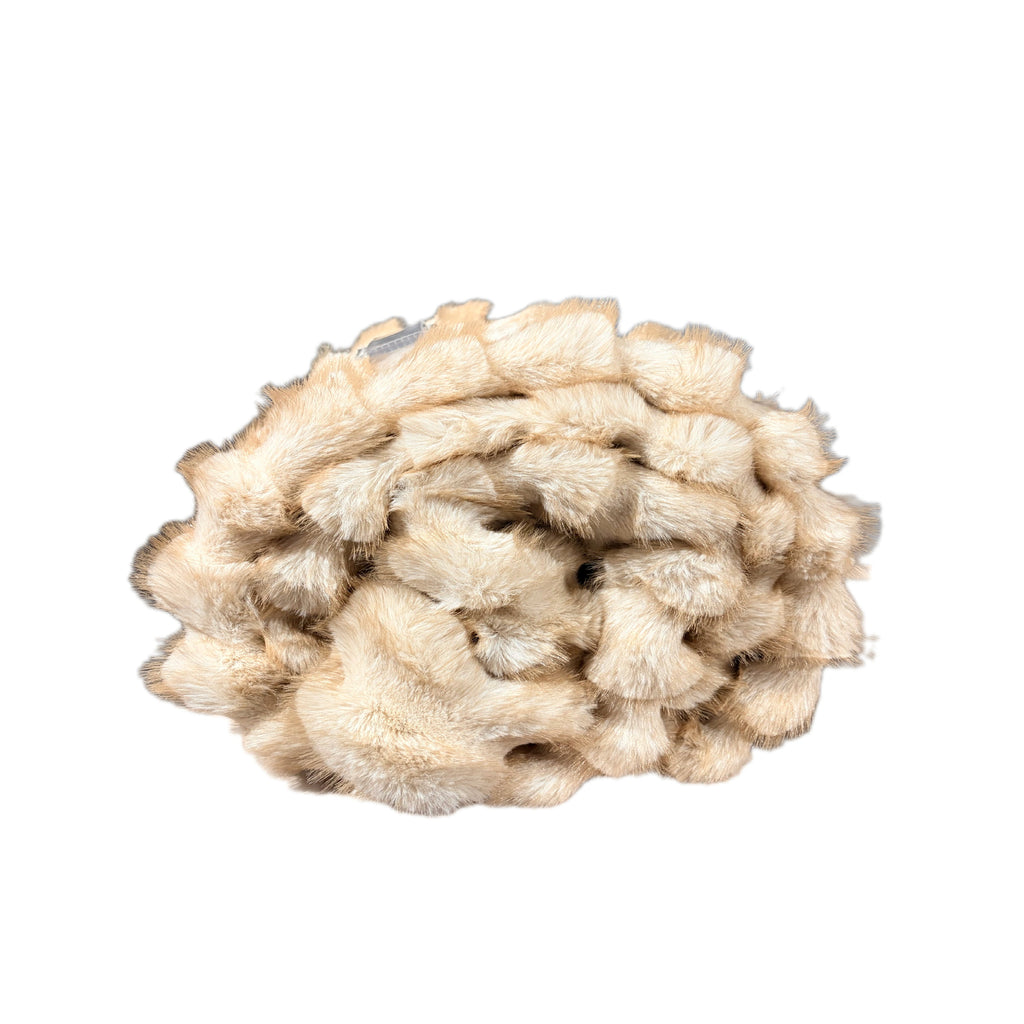 Absolute Decor Grand Ribbed Dual Throw - Champagne Beige