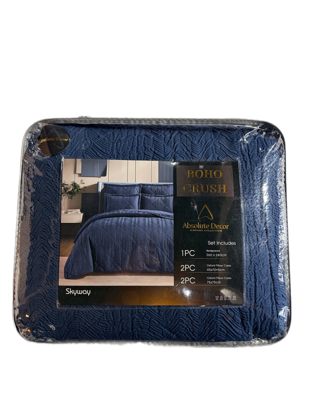 Absolute Decor Boho Crush Bedspread Set