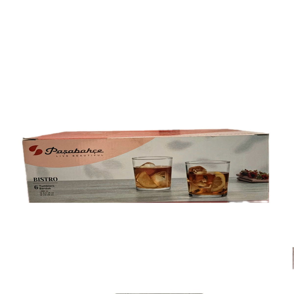 Pasabahce Bistro Tumbler Set – 380ml (Set of 6)