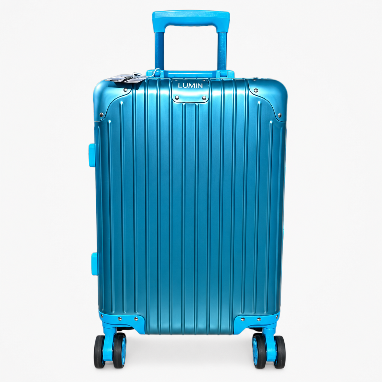 Lumin Aluminum Hard Shell Vertigo Suitcase with TSA Locks - 55cm