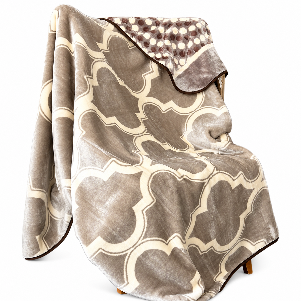 Cozy Cozy Embossed 2Ply Mink Queen Blanket