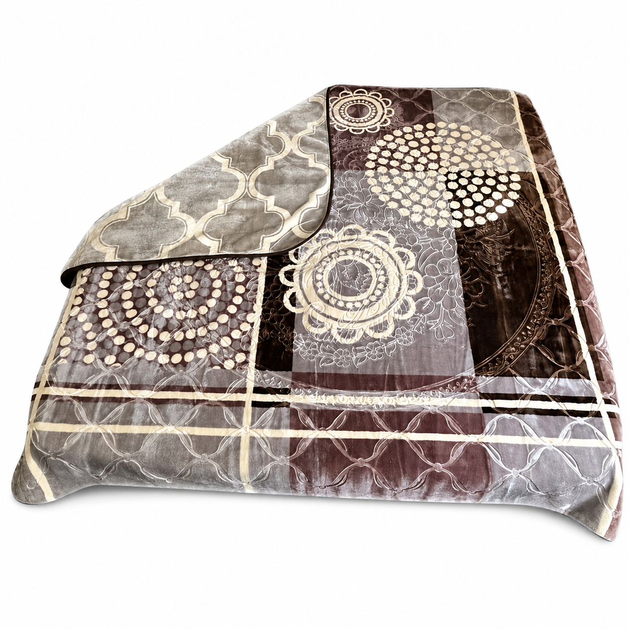 Cozy Cozy Embossed 2Ply Mink Queen Blanket