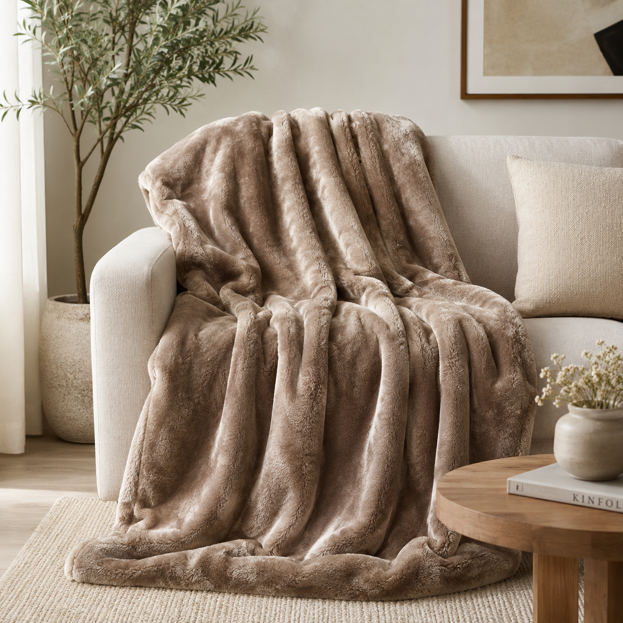 Absolute Decor Luxury Mink Blanket