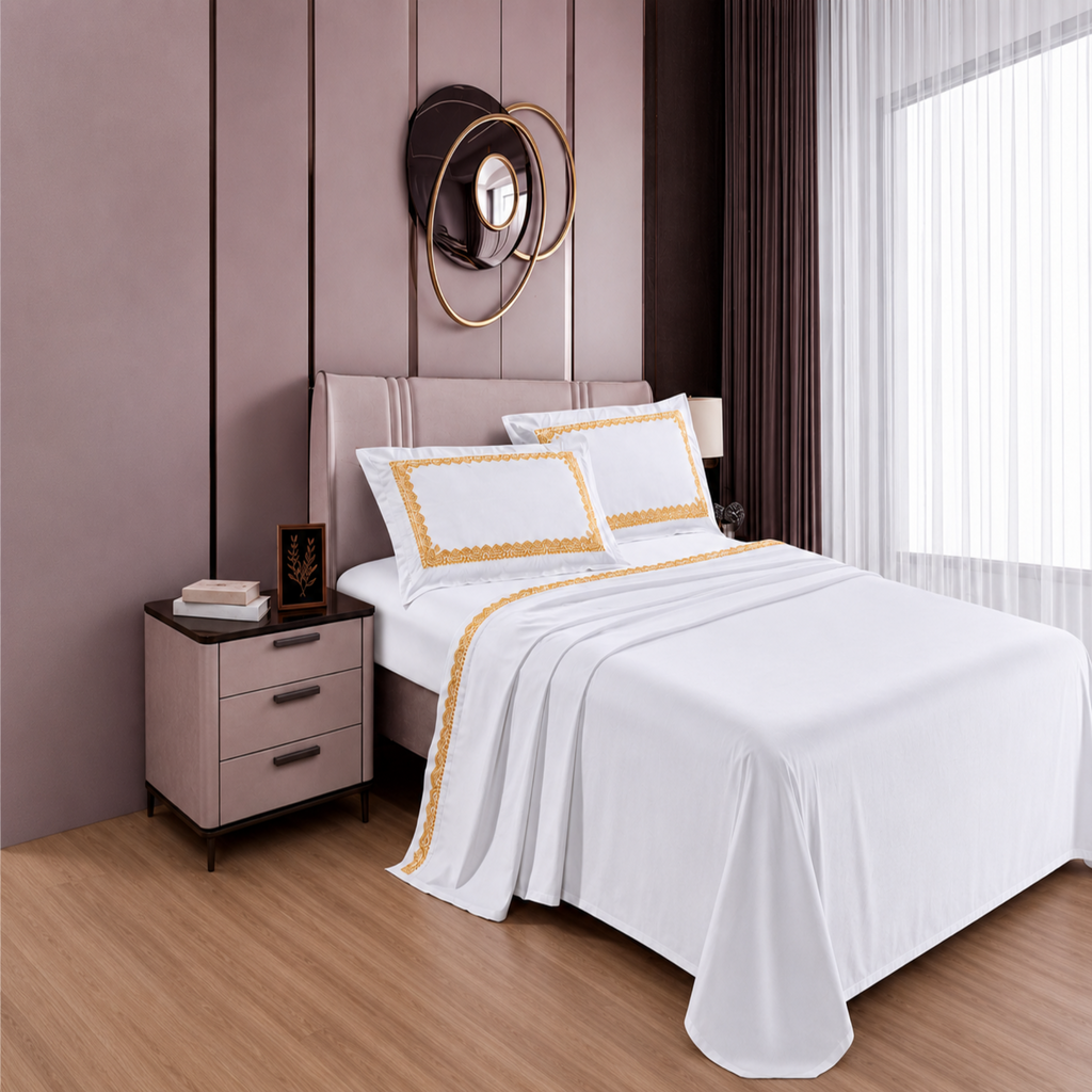 Absolute Decor 300TC Egyptian Cotton Sheet Set