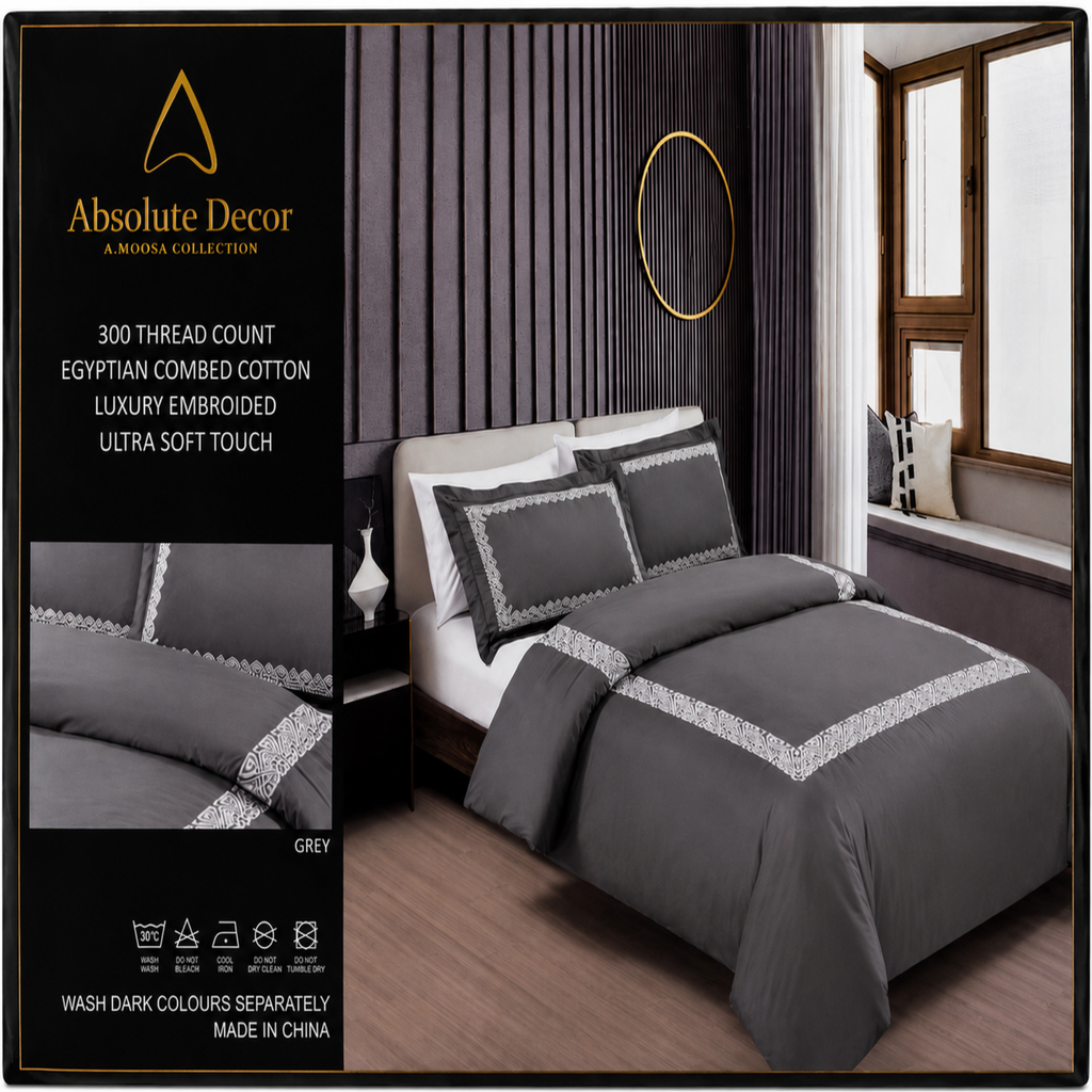 Absolute Decor Egyptian Cotton Duvet Cover Set