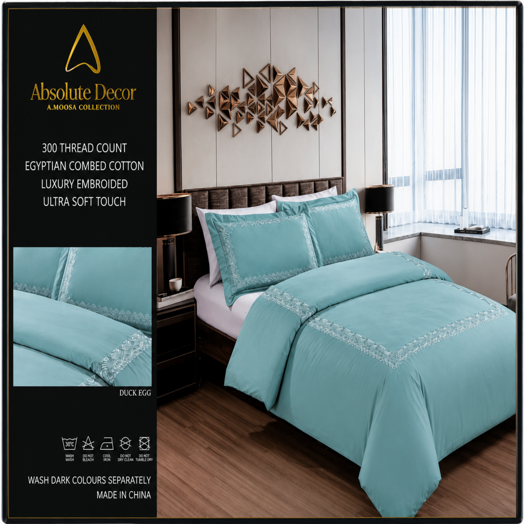 Absolute Decor Egyptian Cotton Duvet Cover Set