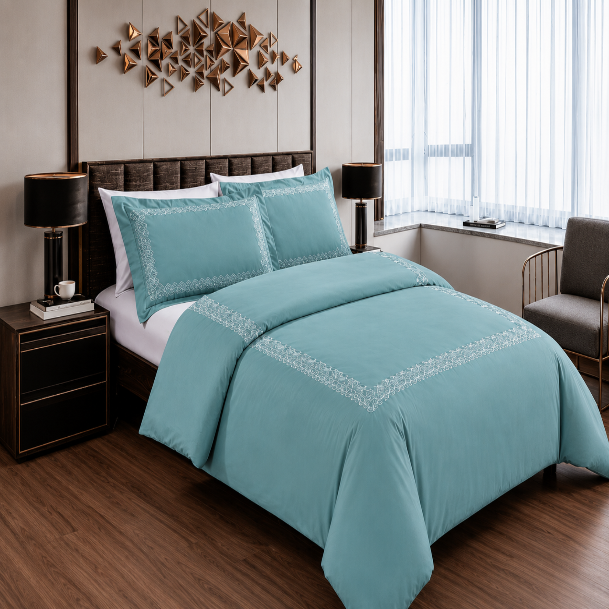 Absolute Decor Egyptian Cotton Duvet Cover Set