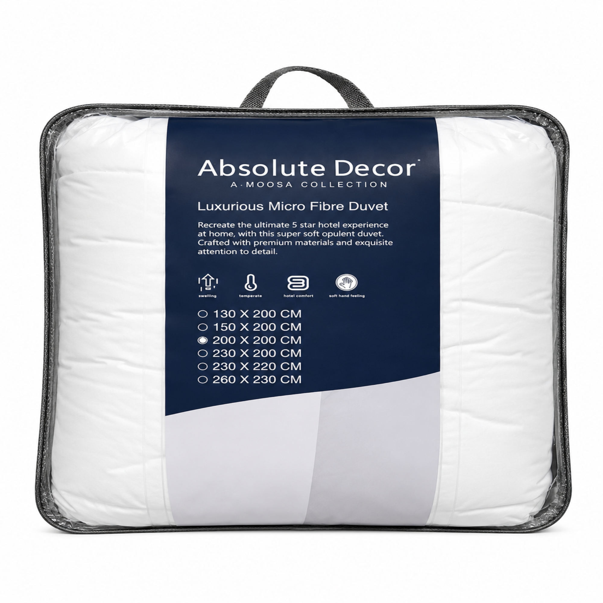 Absolute Decor Luxurious Micro Fibre Duvet Inner