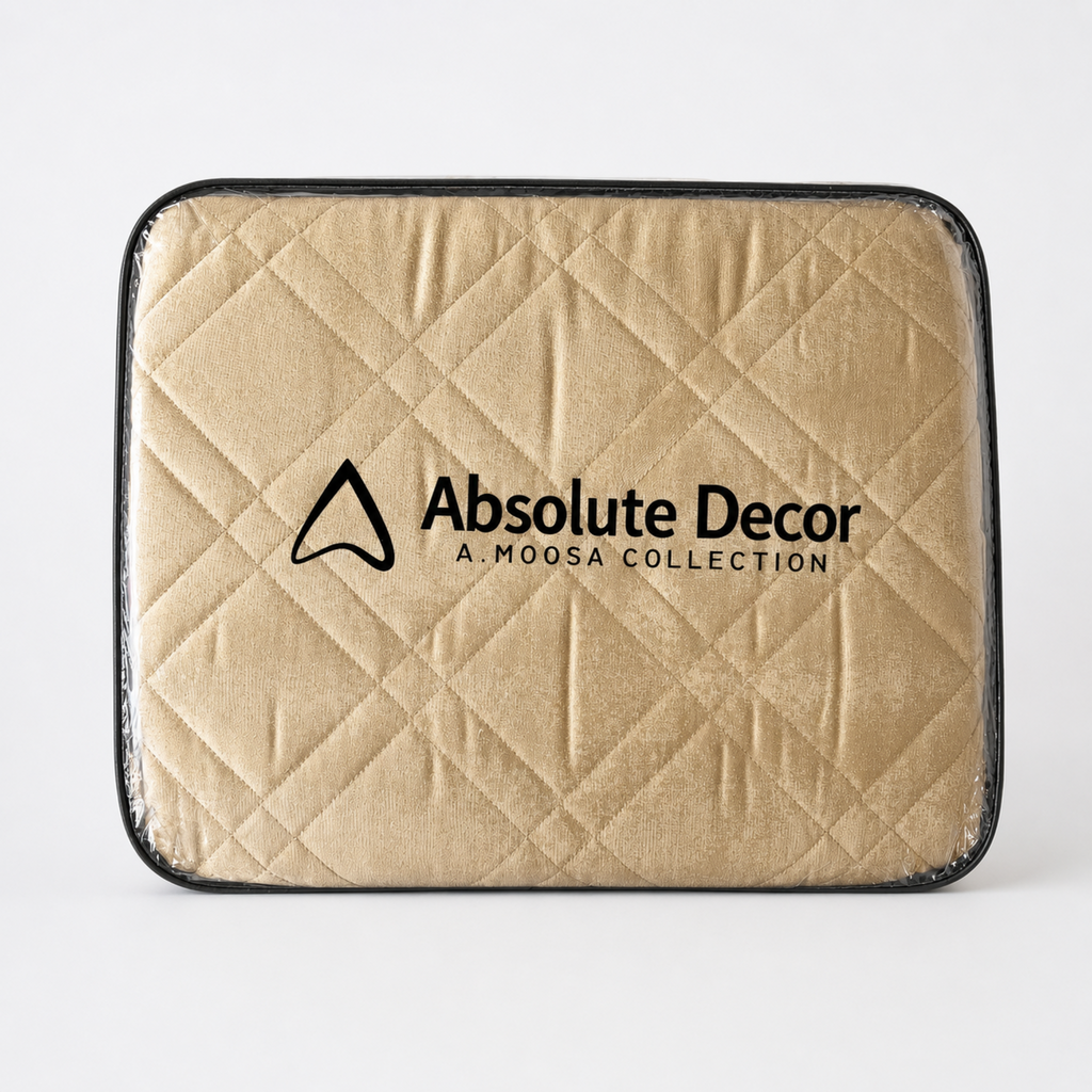 Absolute Decor Luxury Quilted Bedspread Set