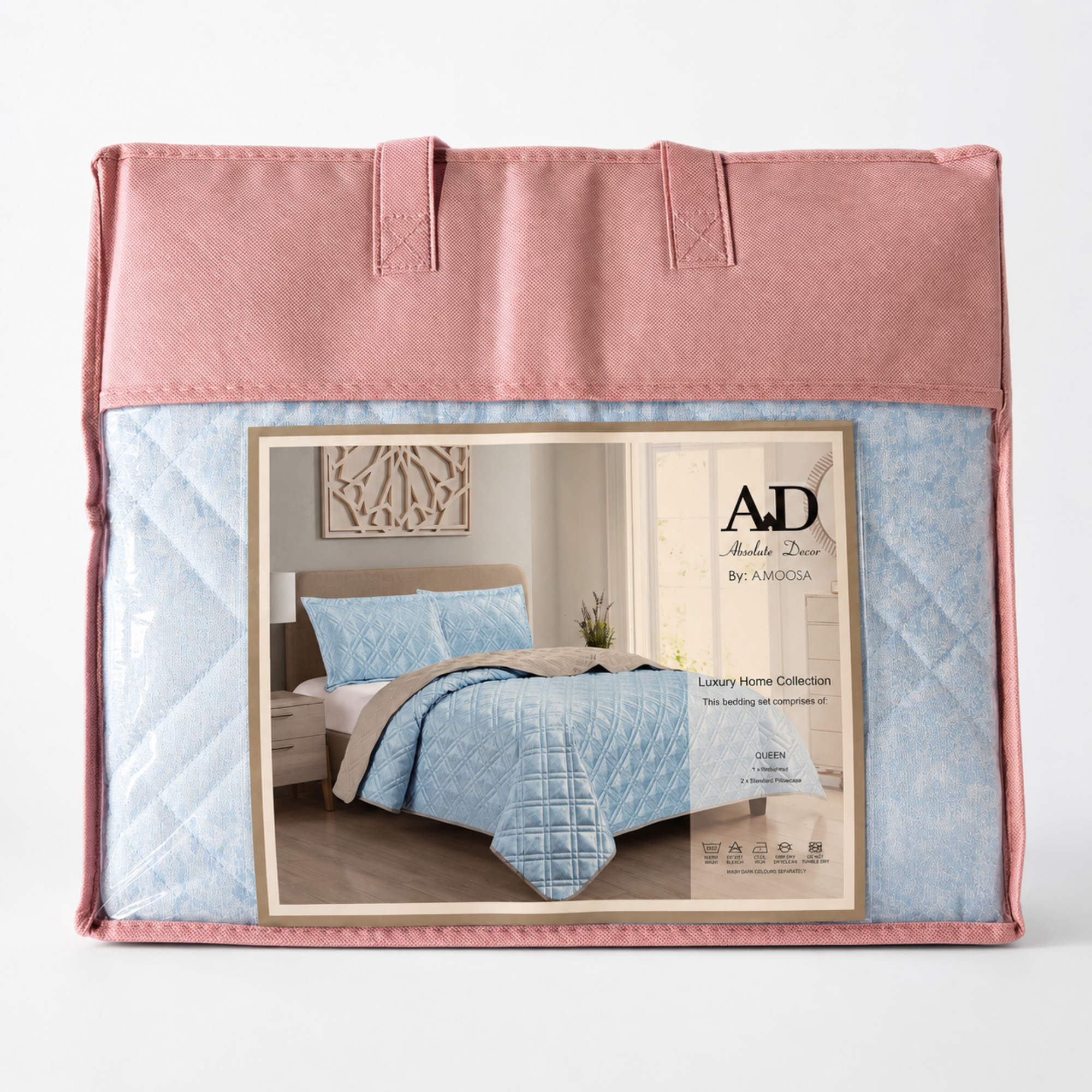 Absolute Decor Luxury Quilted Bedspread Set
