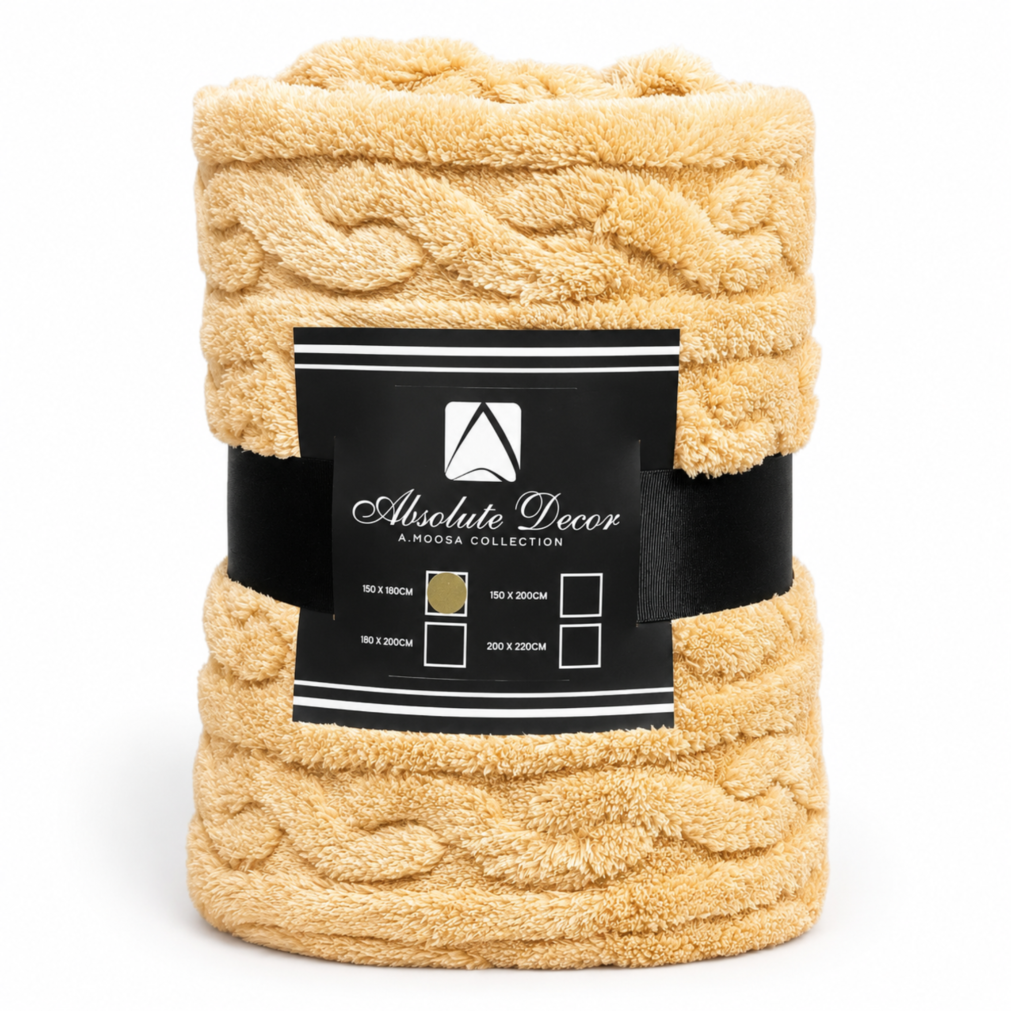 Absolute Decor Sue FleeceThrow - Brown