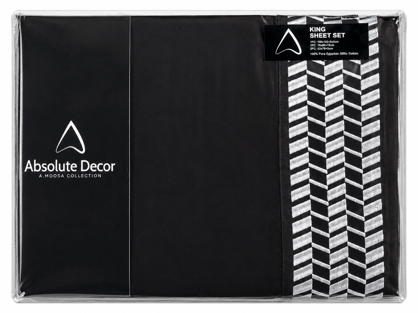 Absolute Decor 300TC Egyptian Cotton Sheet Set