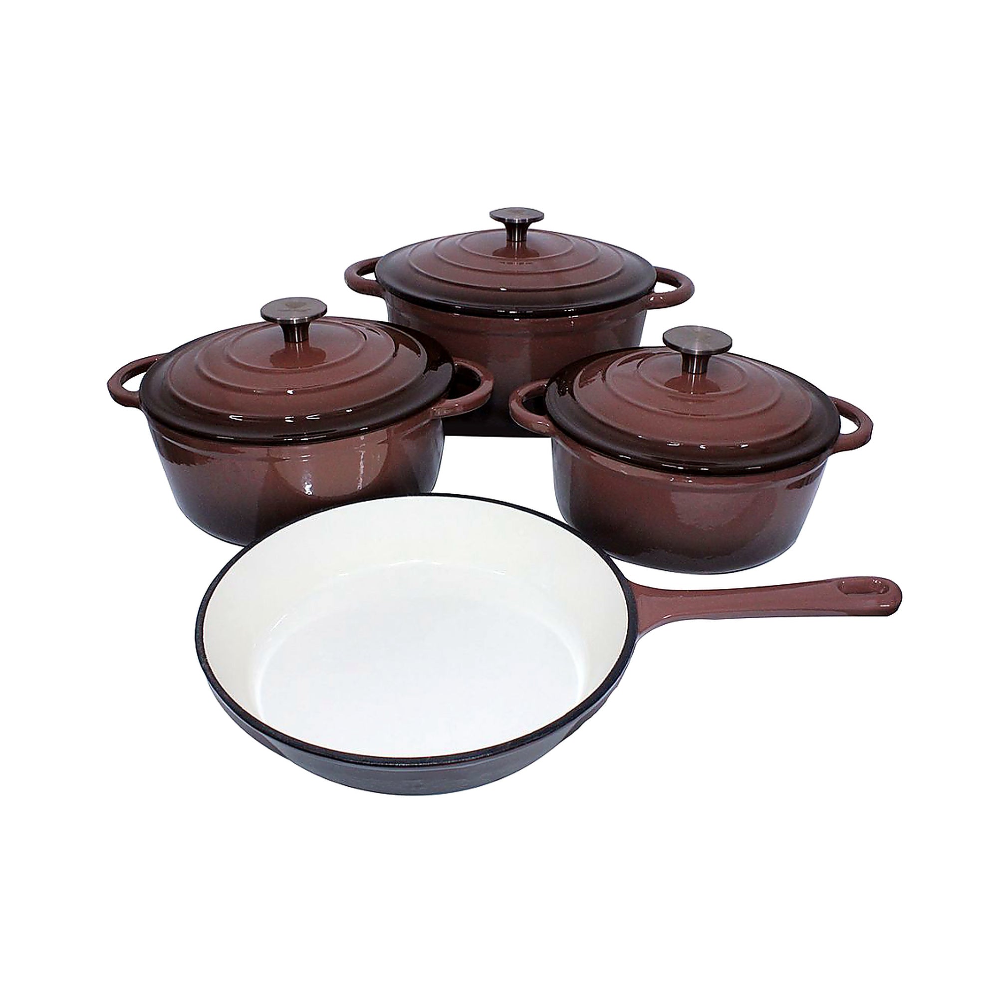 Premium Cast Iron Cookware Set – 7 Piece
