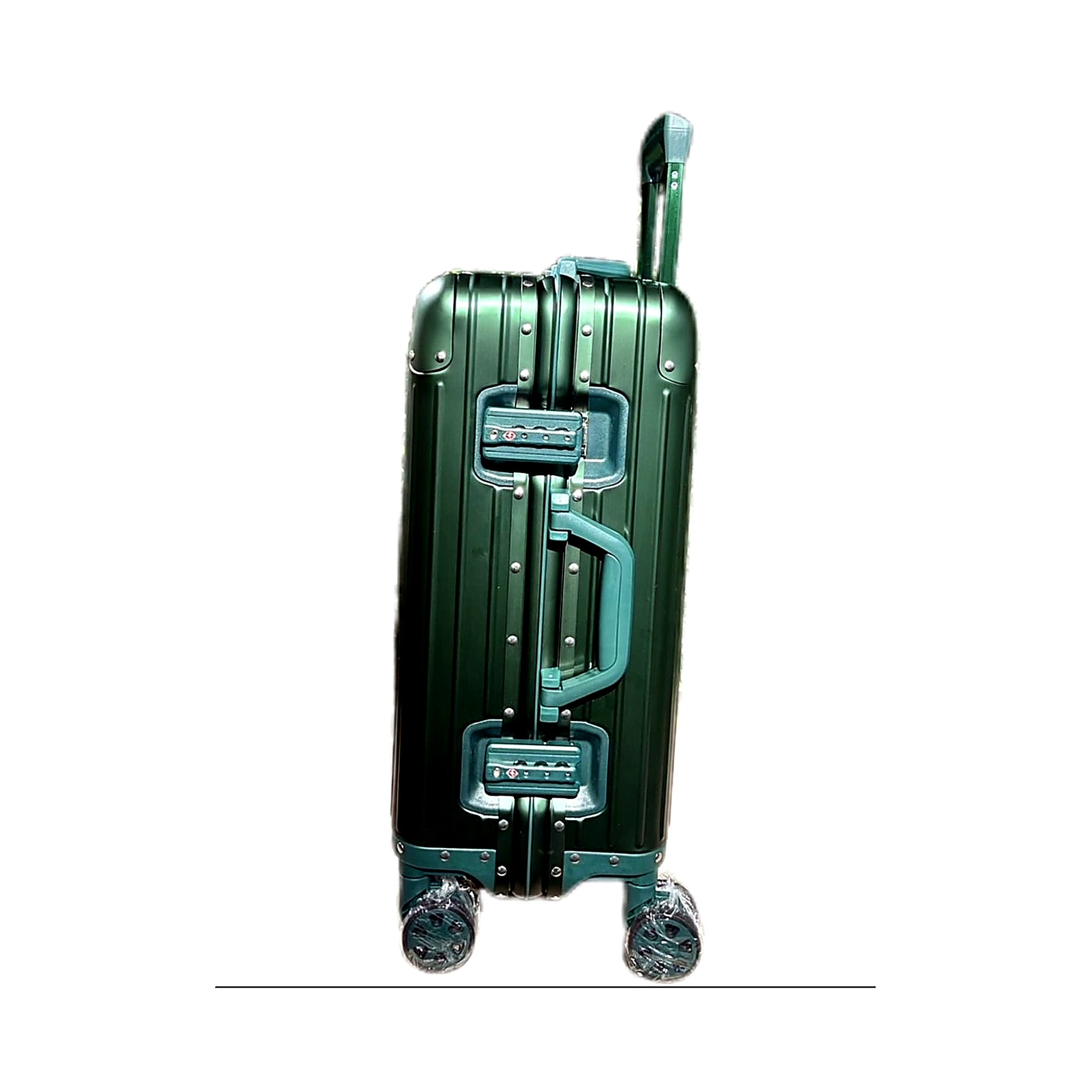 Lumin Aluminum Hard Shell Vertigo Suitcase with TSA Locks - 55cm