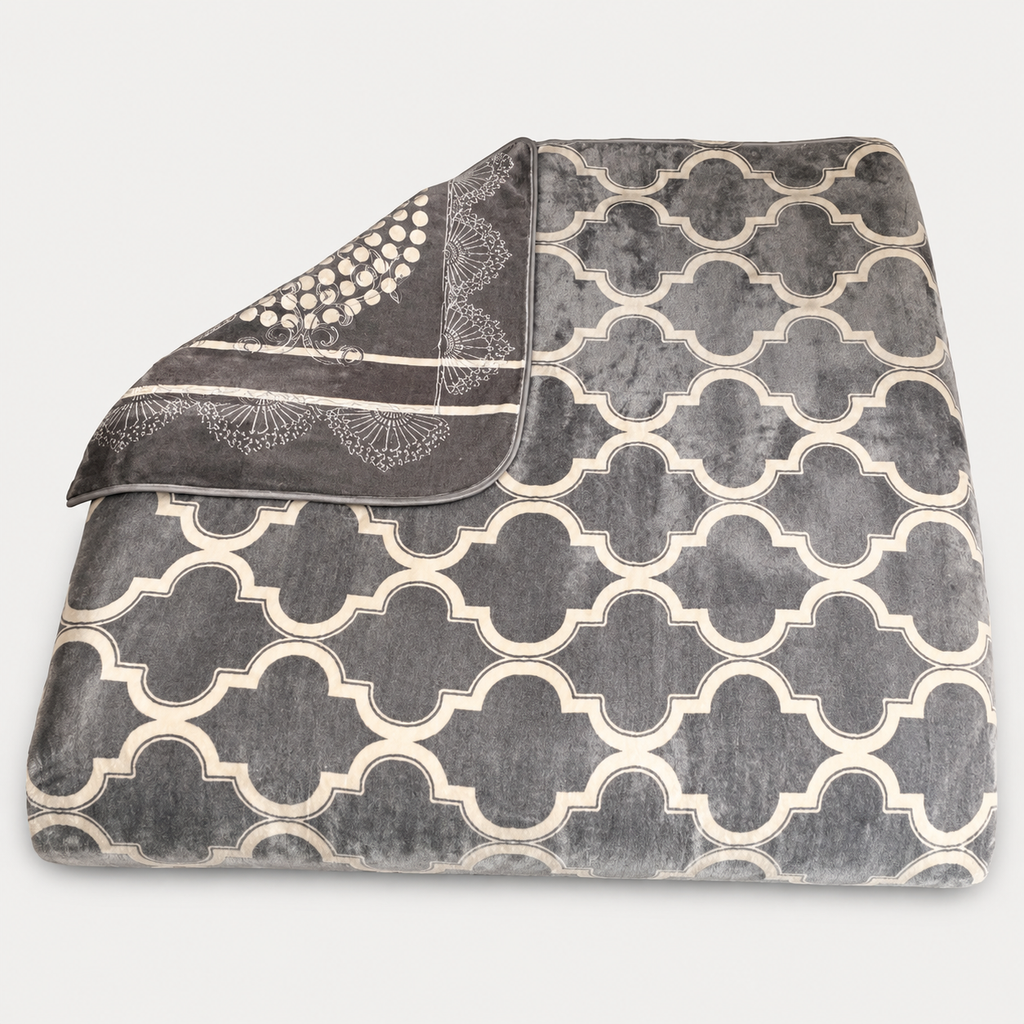 Cozy Cozy Embossed 2Ply Mink Queen Blanket