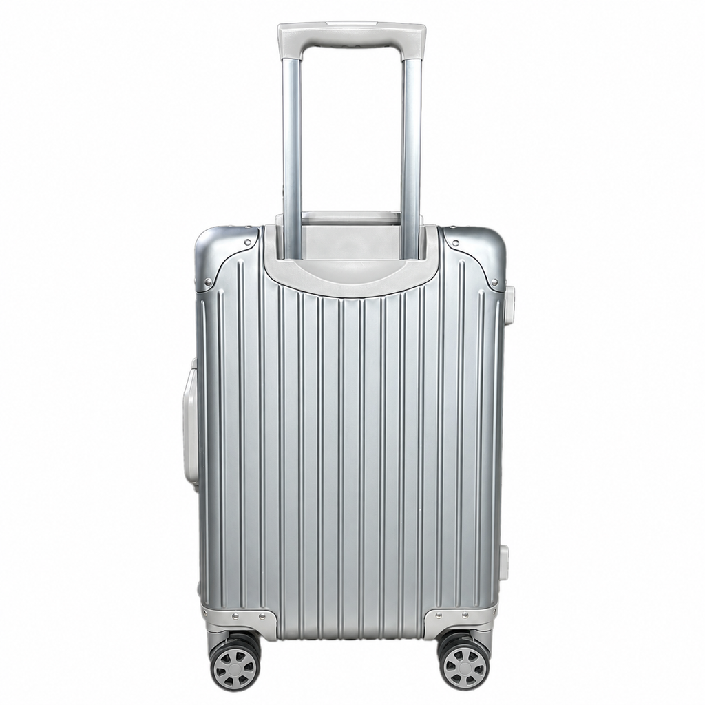 Lumin Aluminum Hard Shell Vertigo Suitcase with TSA Locks - 55cm