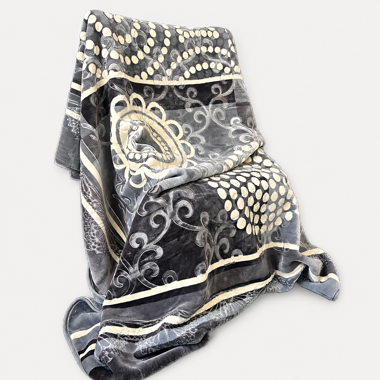 Cozy Cozy Embossed 2Ply Mink Queen Blanket