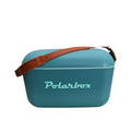 Polar Box Cooler with Leather Strap 12Lt - Blue
