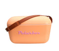 Polar Box Cooler with Leather Strap 12Lt - Orange