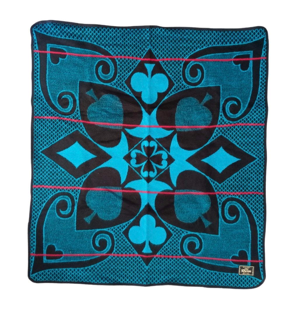 Aranda Acrylic Basotho Khotso Blanket - blue