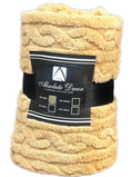Absolute Decor Sue FleeceThrow - Brown