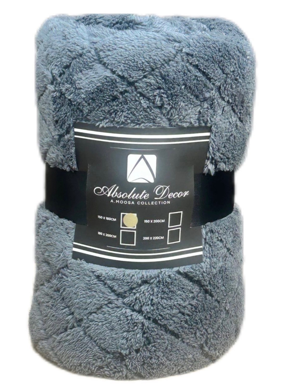 Absolute Decor Sue FleeceThrow - Grey