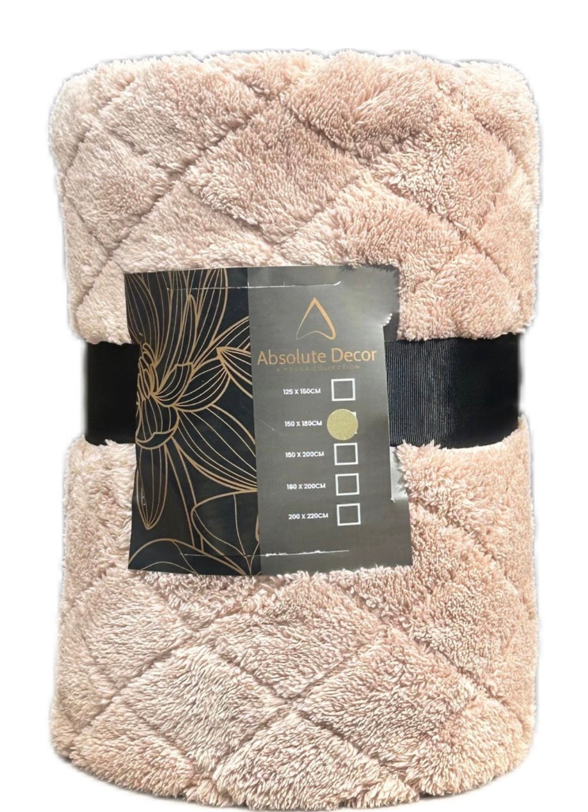Absolute Decor Sue FleeceThrow - Pink
