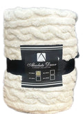 Absolute Decor Sue FleeceThrow - White