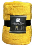 Absolute Decor Sue FleeceThrow - Yellow