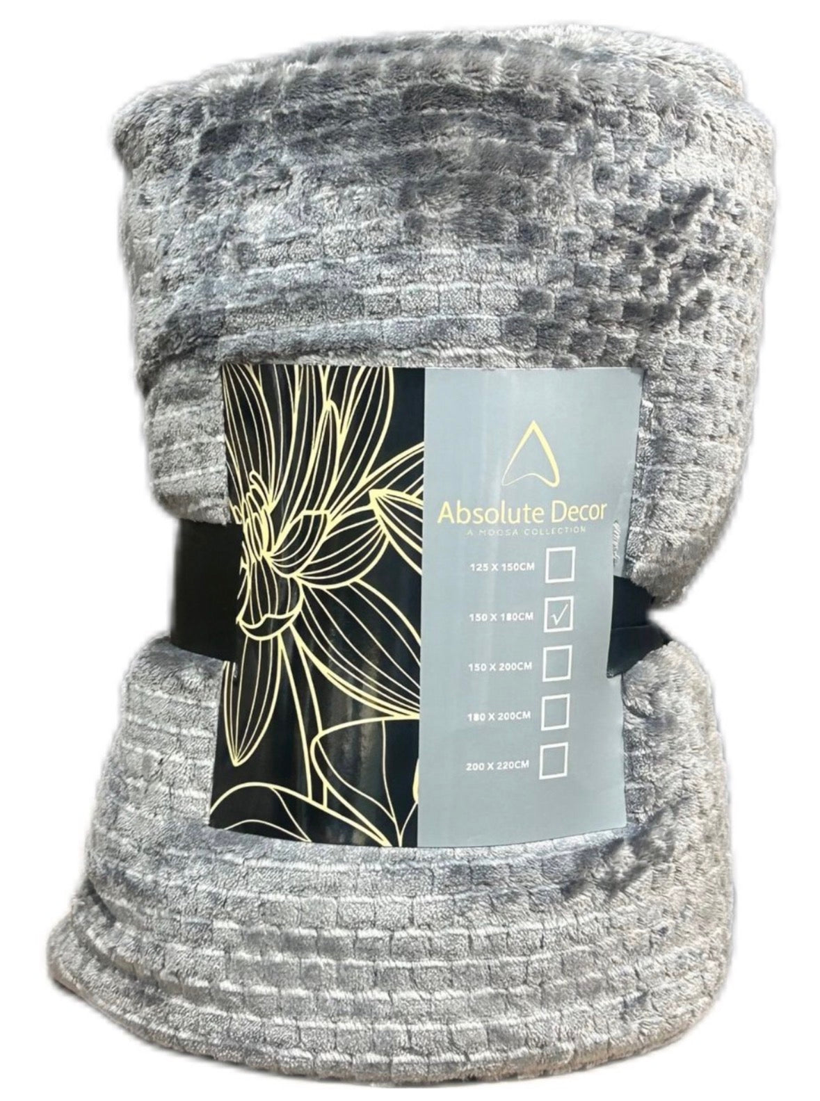 Absolute Decor Dot Throw - Grey