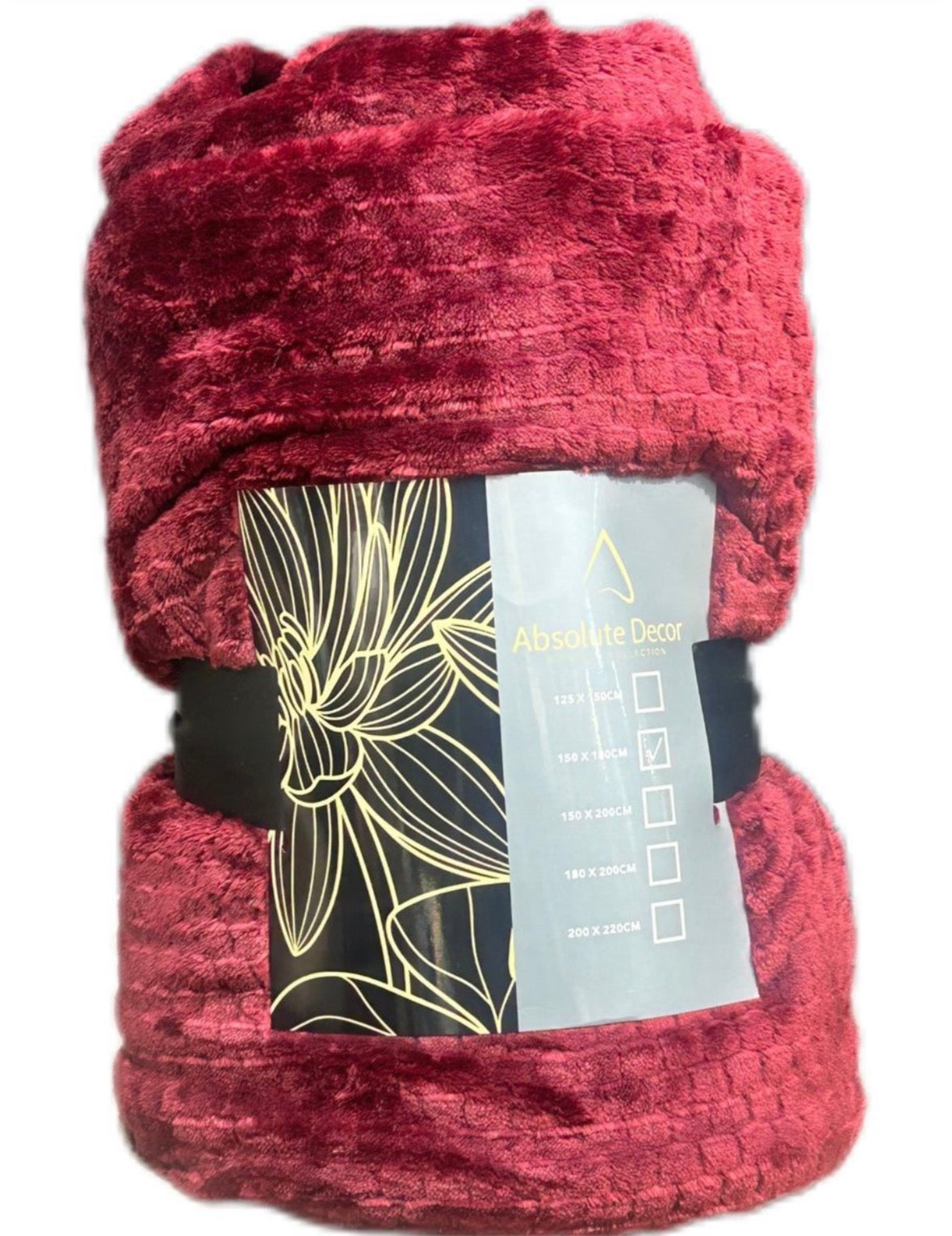 Absolute Decor Dot Throw - Red
