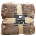 Absolute Decor Soft Blanket Throw - Brown