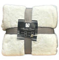 Absolute Decor Soft Blanket Throw - White