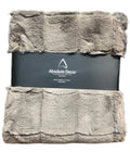 Absolute Decor Blocks Rabbit Fur - Brown
