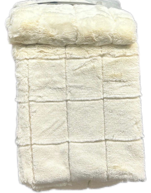 Absolute Decor Blocks Rabbit Fur - CREAM