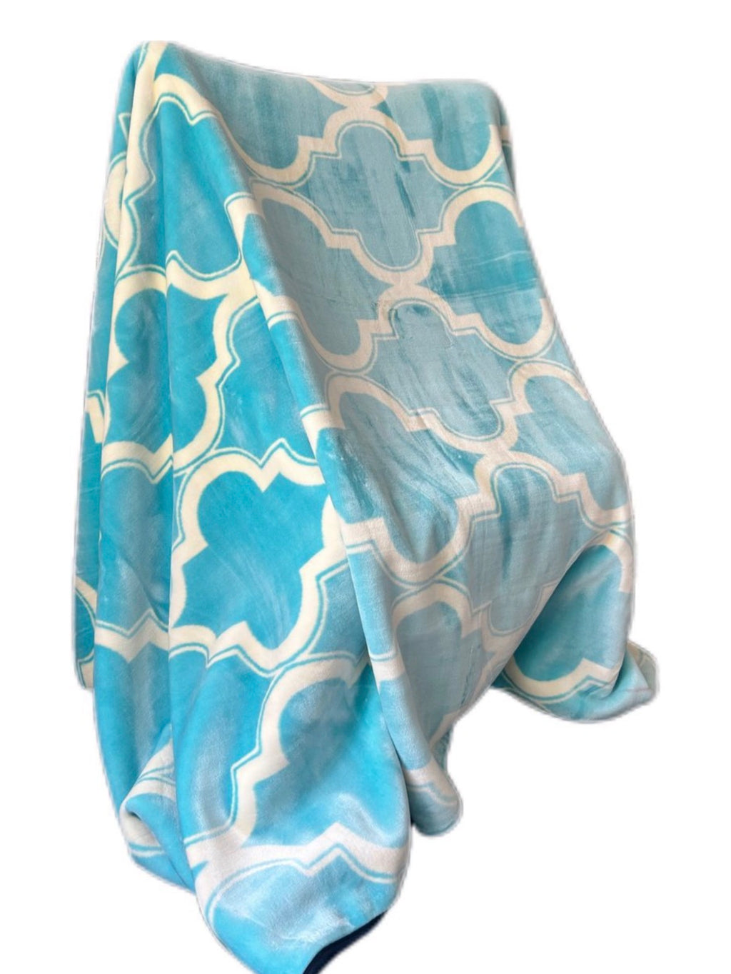 Cozy Cozy Embossed 2Ply Mink Queen Blanket - Blue