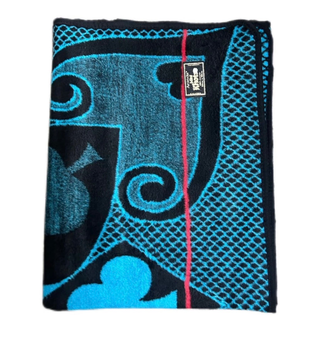 Mini Khotso Basotho Blanket - Red, Blue
