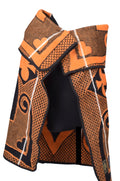 Mini Khotso Basotho Blanket - Brown & Black