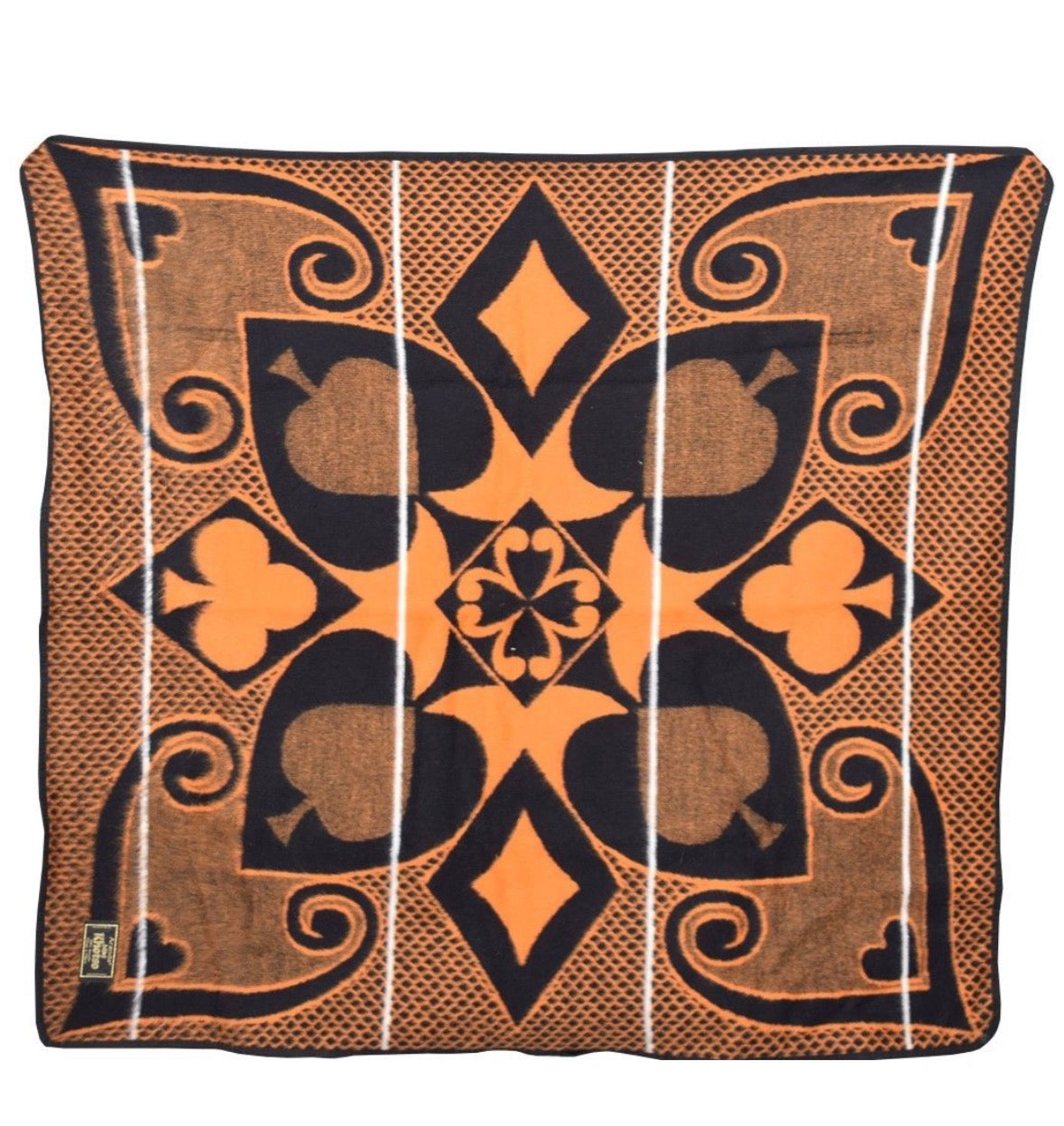 Mini Khotso Basotho Blanket - Brown & Black