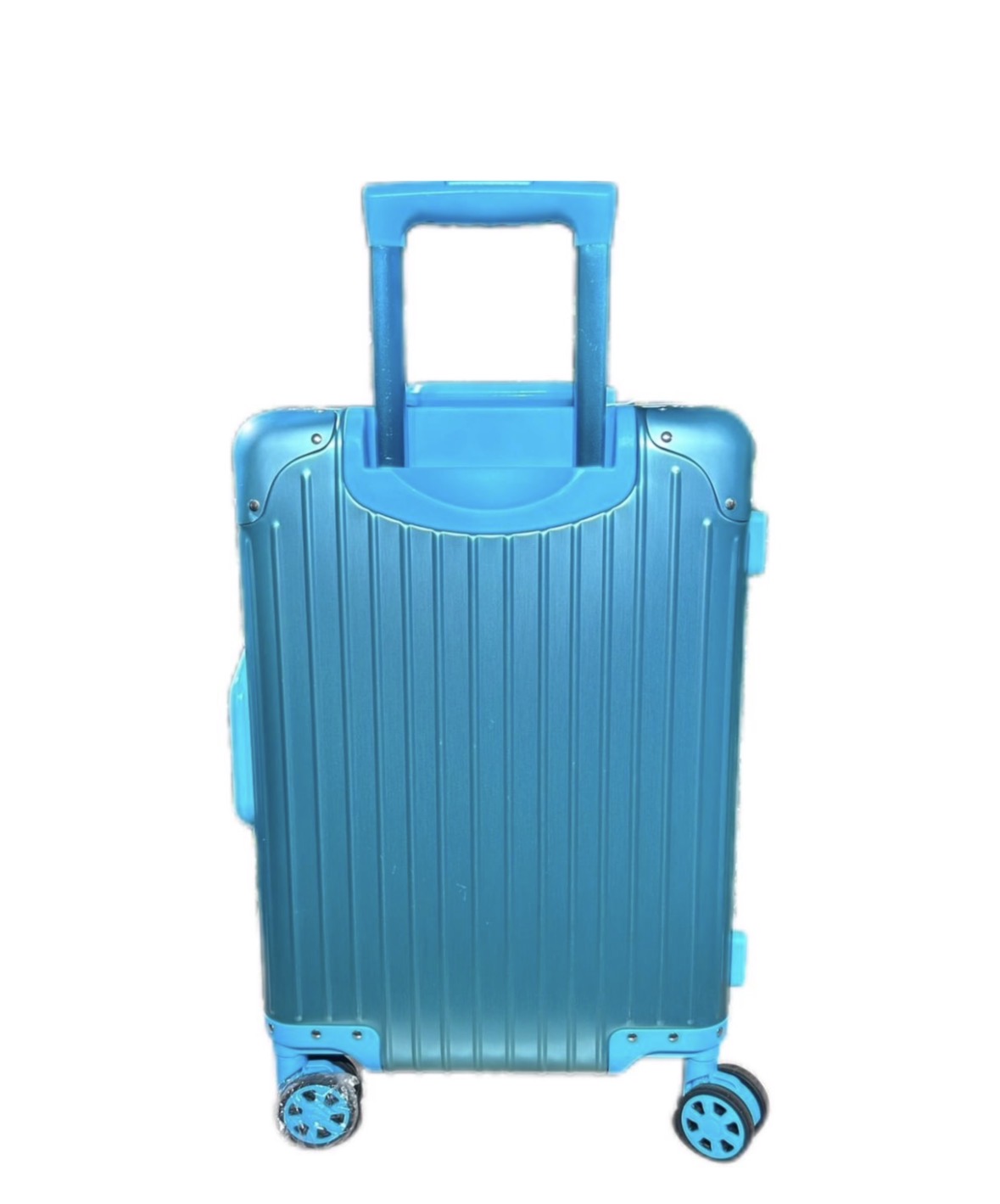 Lumin Aluminium Hard Shell Vertigo Suitcase with TSA Locks - 55cm - Blue