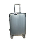 Lumin Aluminium Hard Shell Vertigo Suitcase with TSA Locks - 55cm - Charcoal
