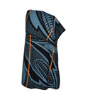 Seanamarena Blanket - Royal Blue & Black