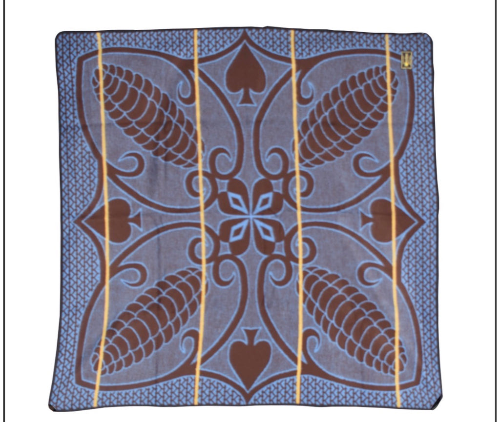 Khotso Brown and Blue Blanket