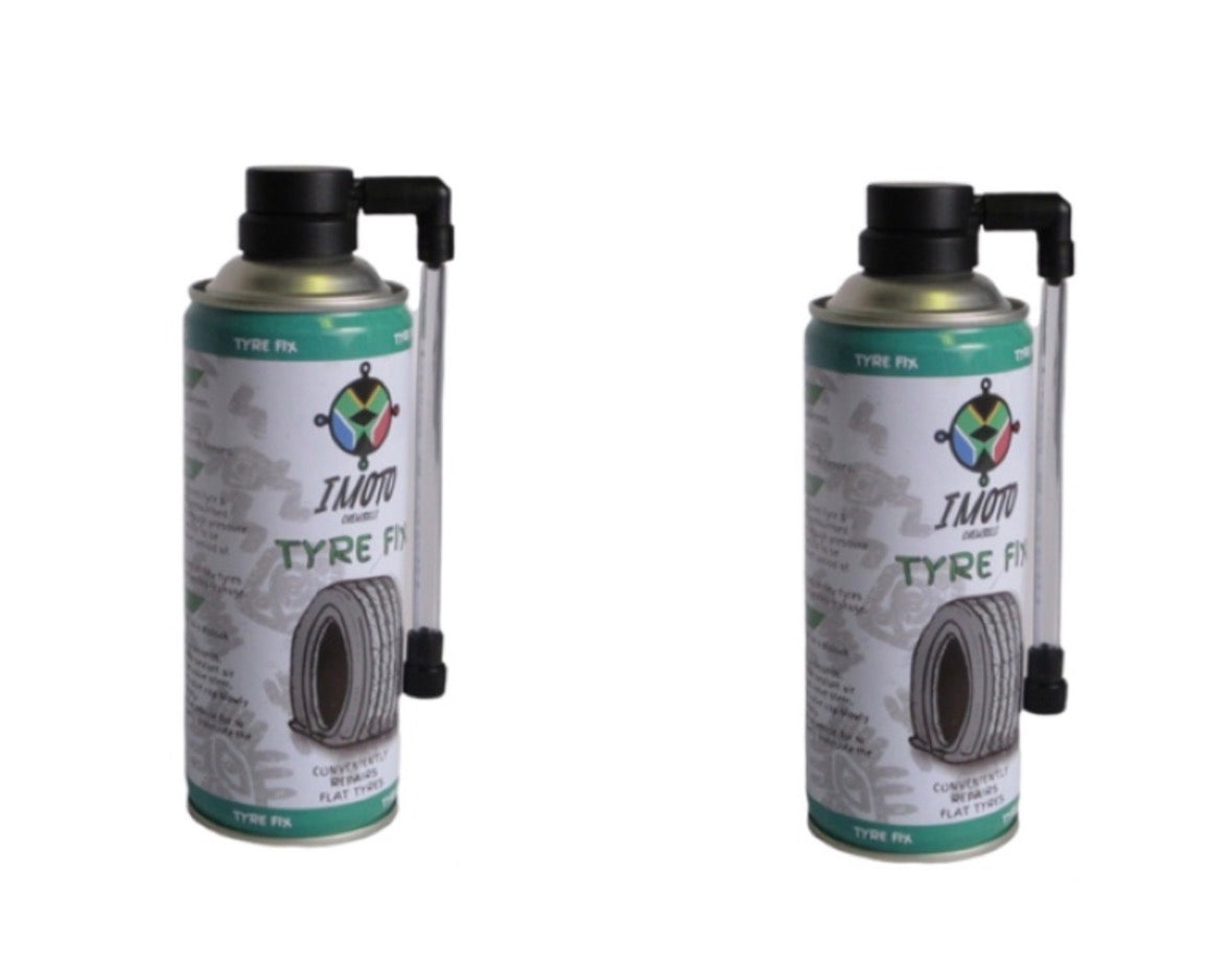 Imoto Tyre Inflator and Sealer 400ml Pack Of 2