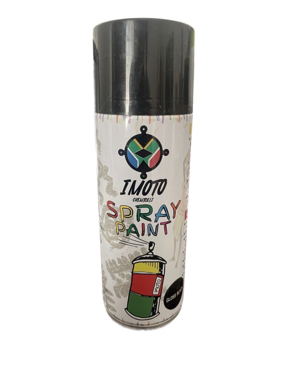 Imoto Spray Paint Spray Cans 450ml - Gloss Black