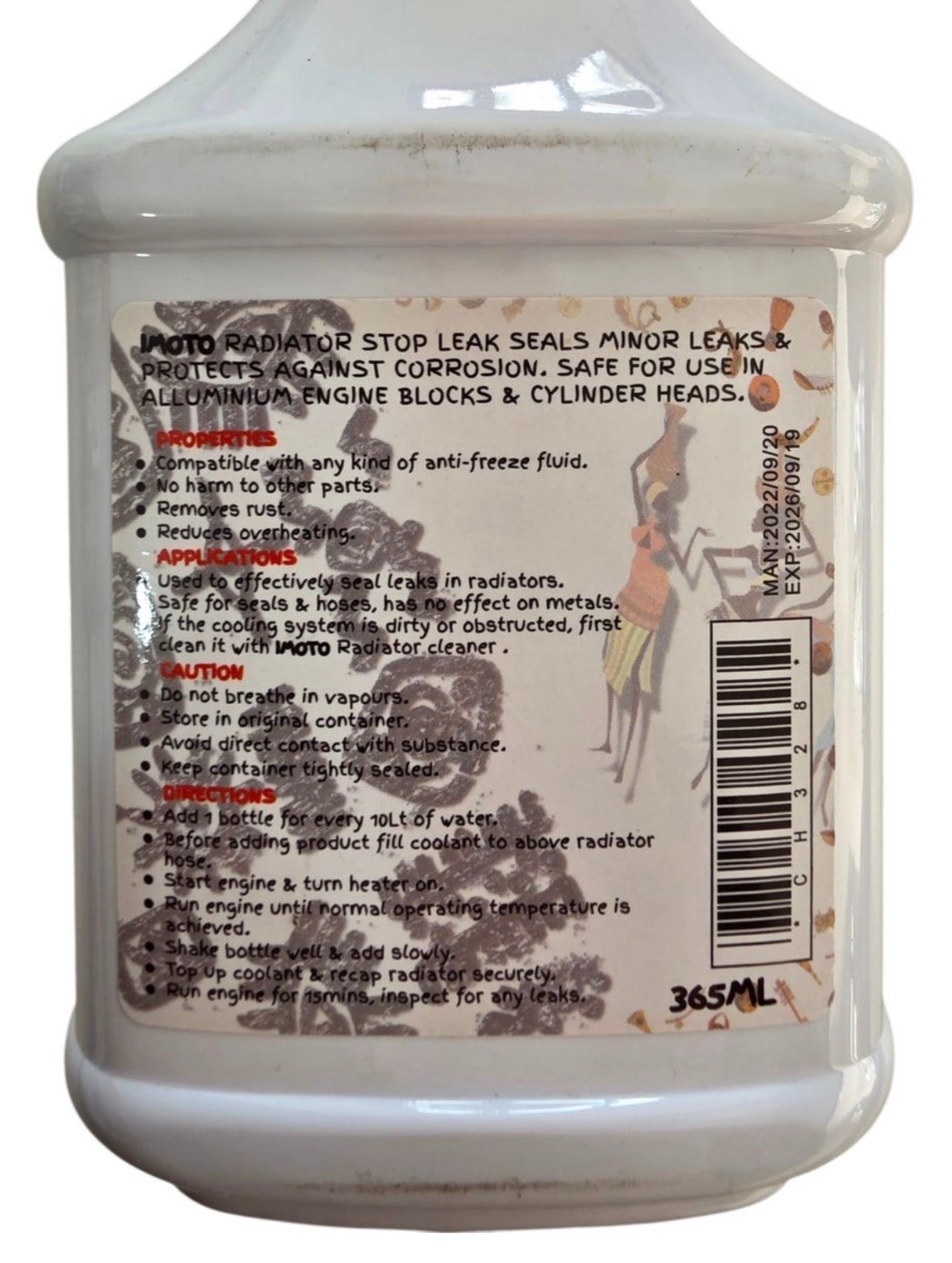 Imoto Radiator Stop Leak 300ml Bottle