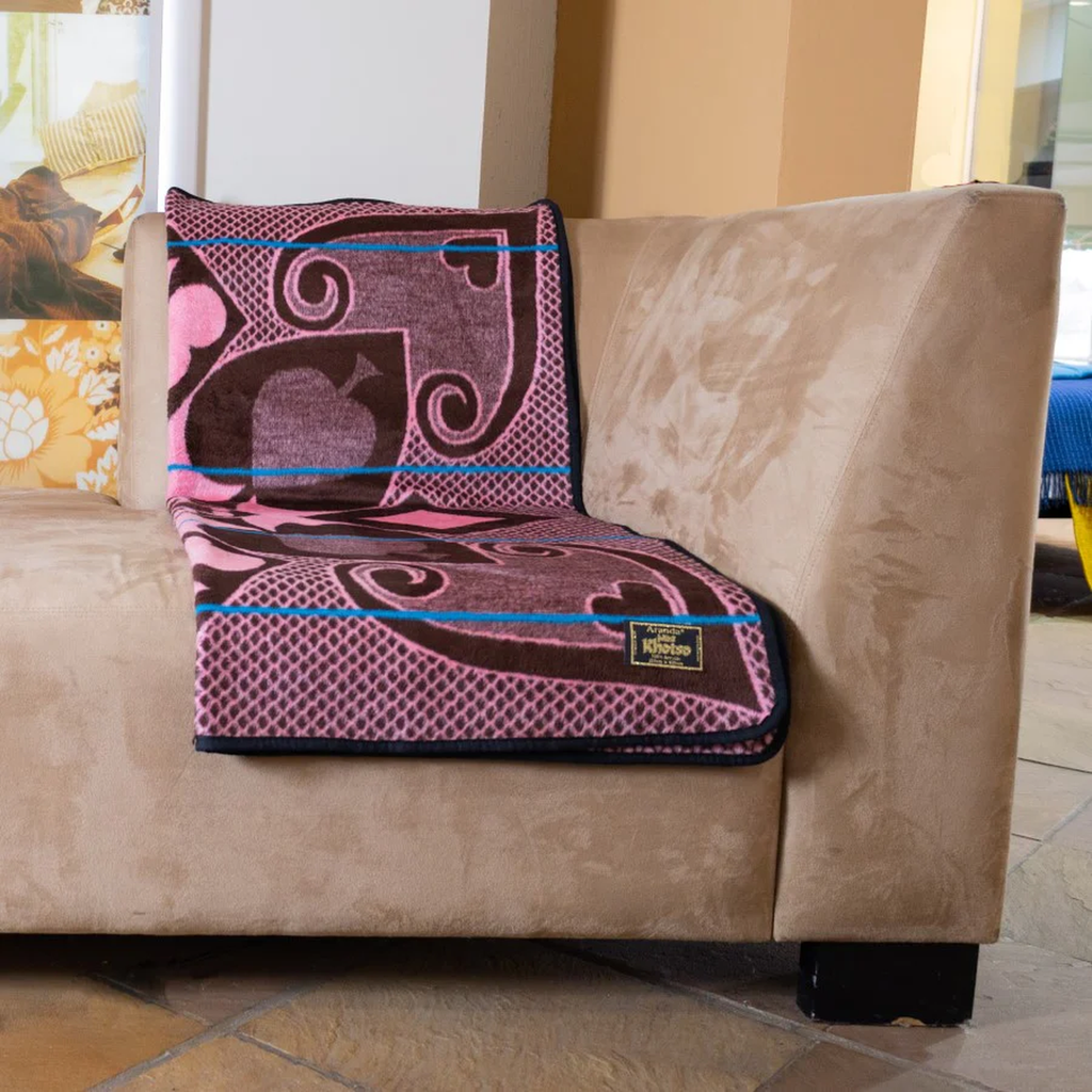 Mini Khotso Pink & Brown