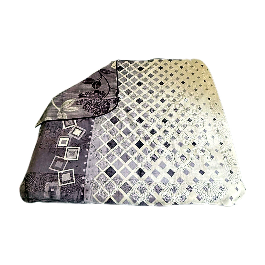 Cozy Cozy Embossed 2Ply Mink Queen Blanket