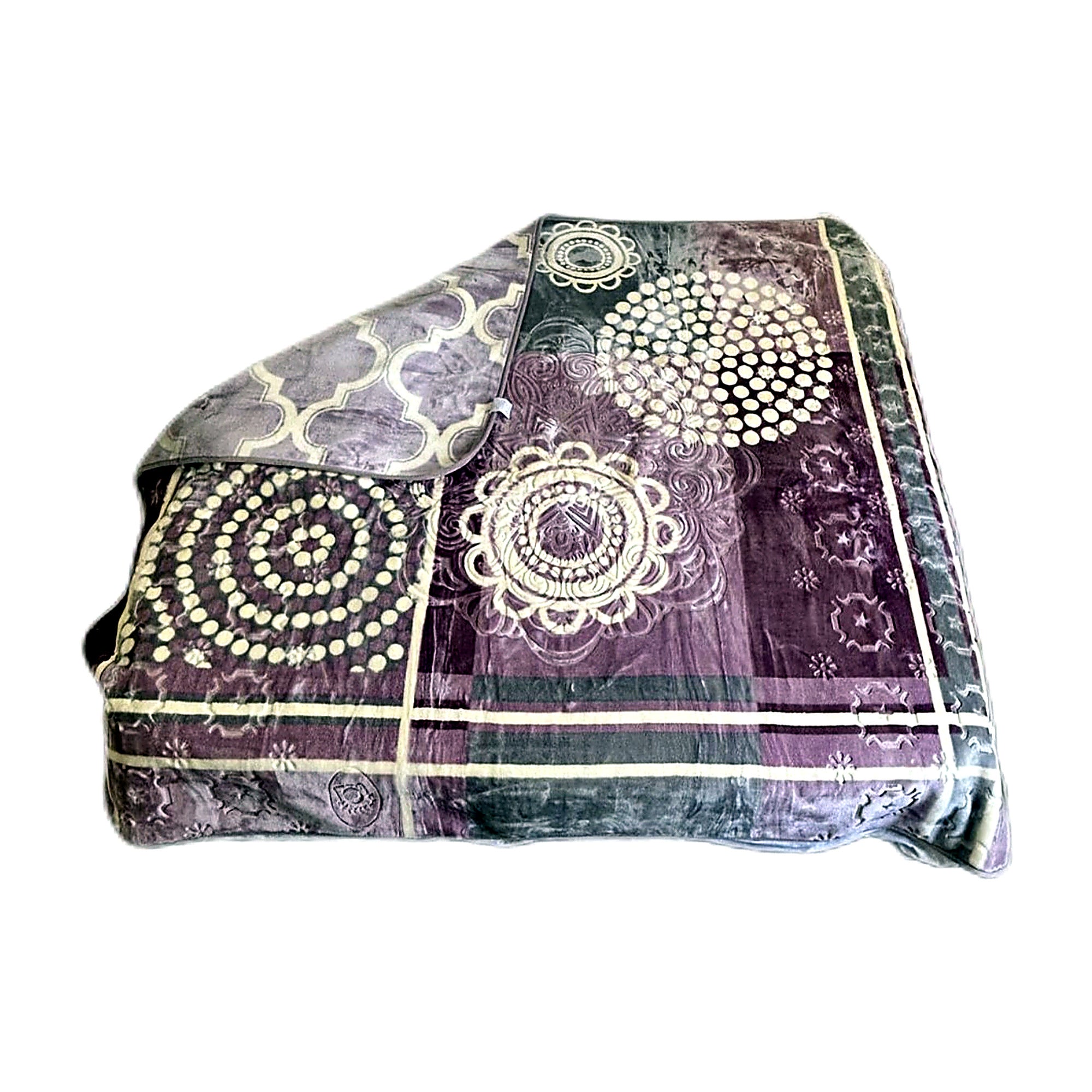 Cozy Cozy Embossed 2Ply Mink Queen Blanket